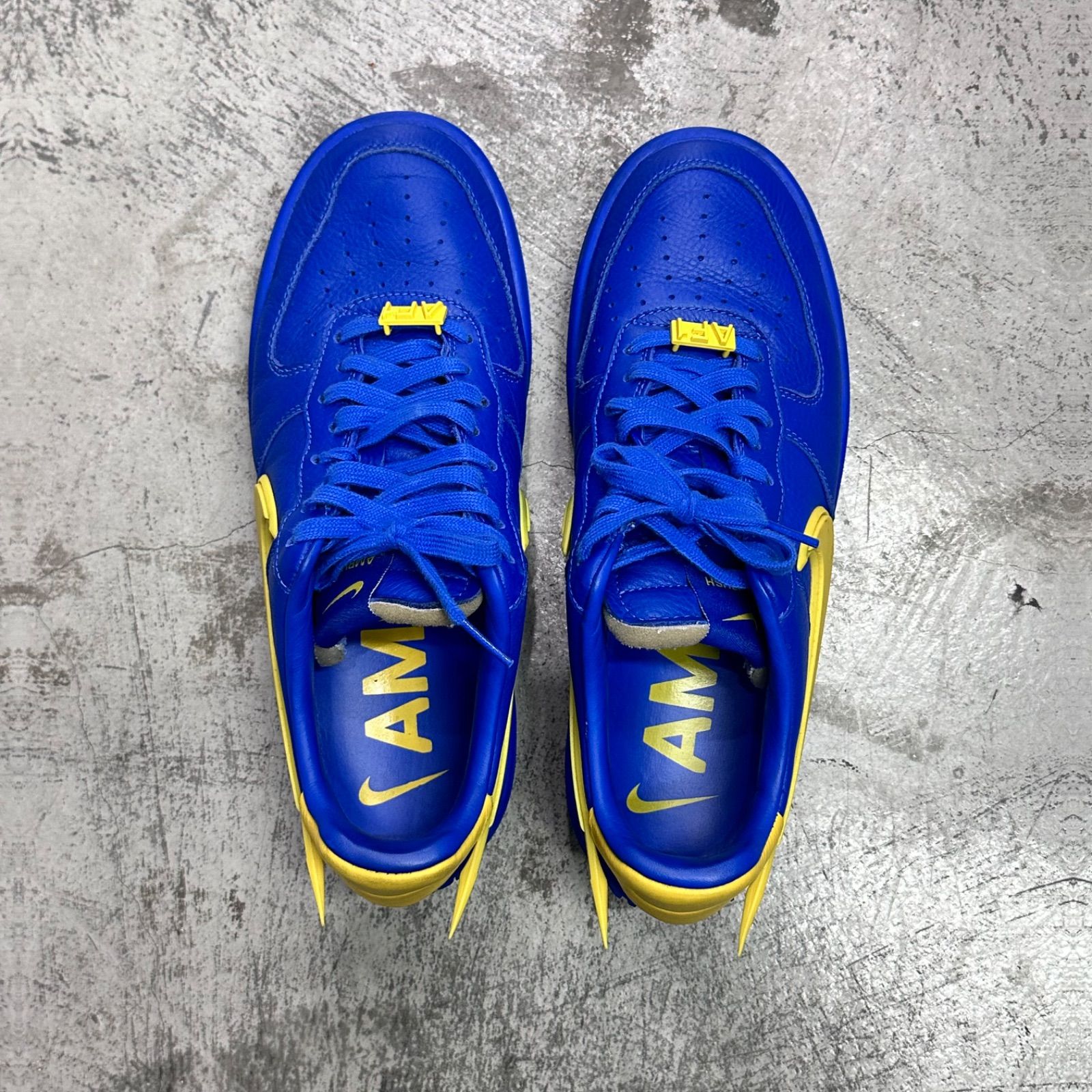 AMBUSH NIKE Air Force 1 Low Game Royal and Vivid Sulfur コラボ 