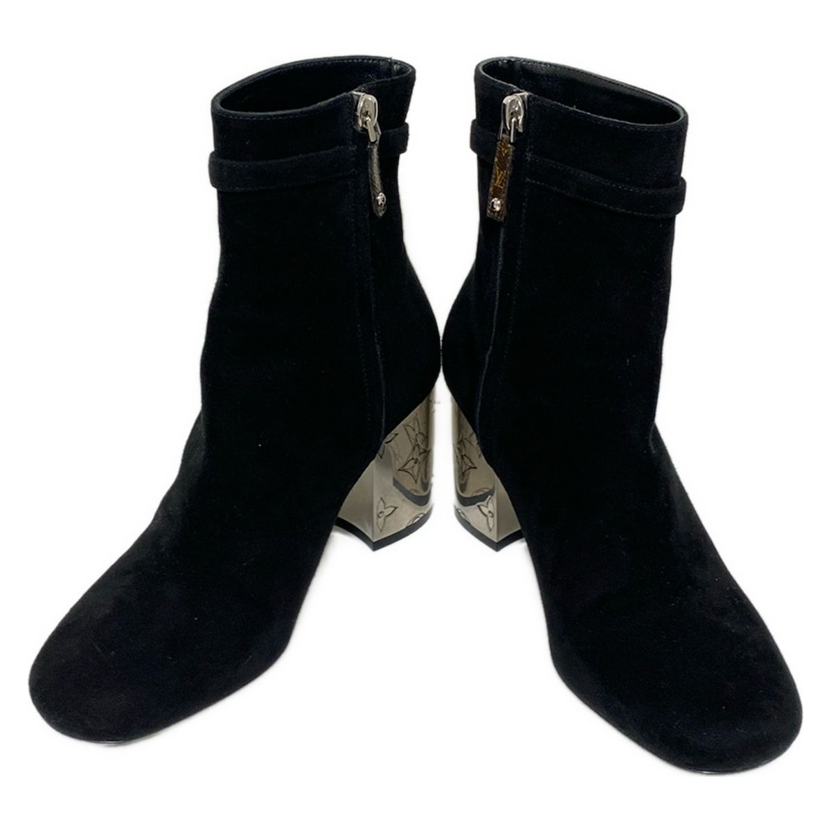 LOUIS VUITTON ルイヴィトン ショートブーツ 36 レディース - 黒