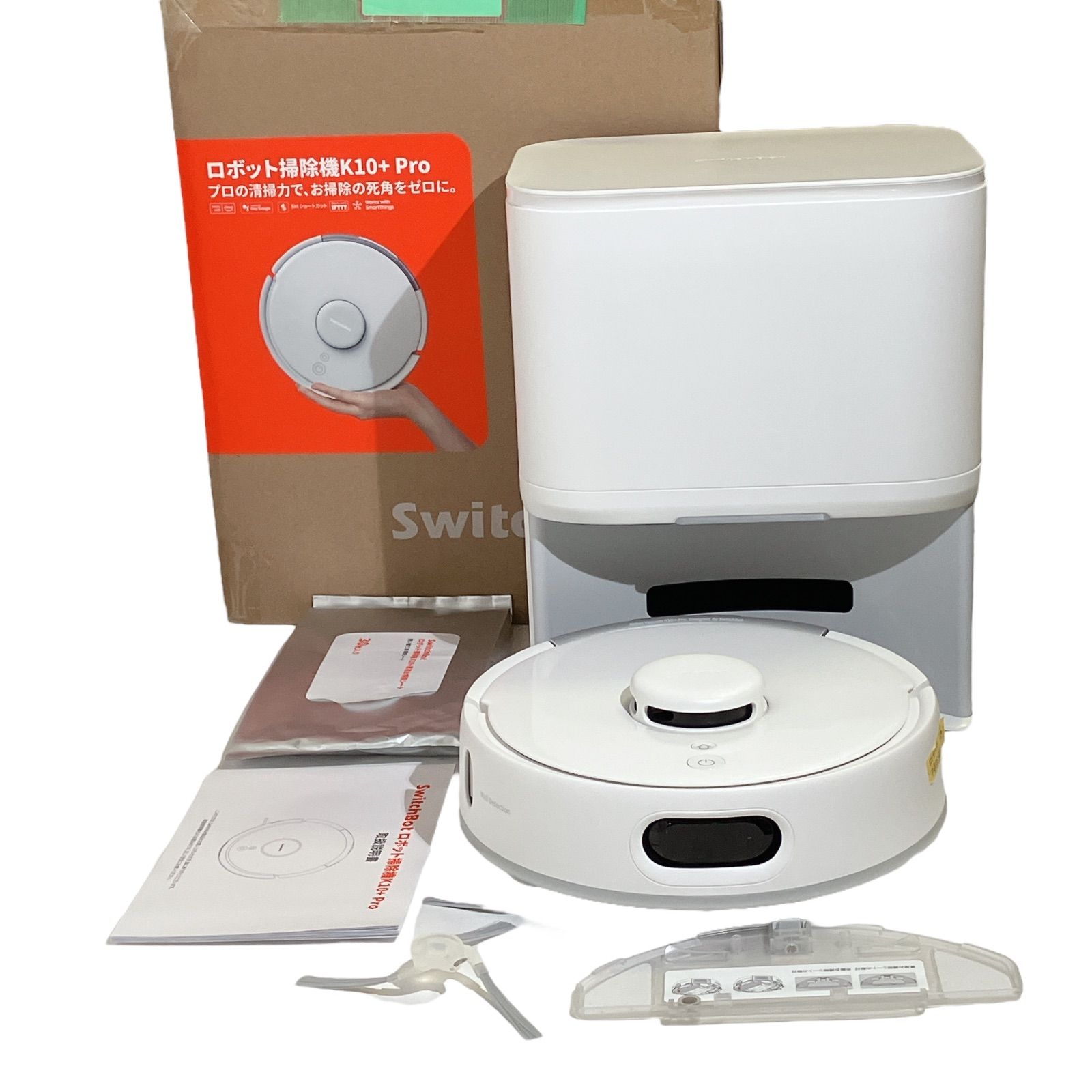 SwitchBot ロボット掃除機 K10+ ホワイト SwitchBot ロボット掃除機