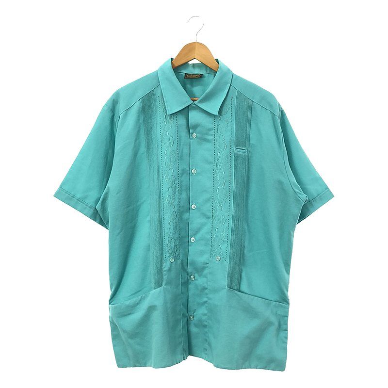 ESTRELLA STANDARD GUAYABERA / エストレヤ スタンダード グァジャベーラ | 刺しゅう ピンタック キューバシャツ |  44 | ターコイズ | メンズ - メルカリ