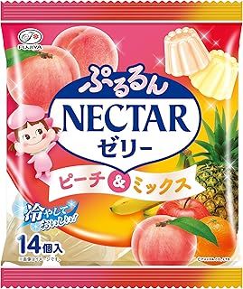 不二家 ネクターゼリー ピーチ＆ミックス 14個×18袋