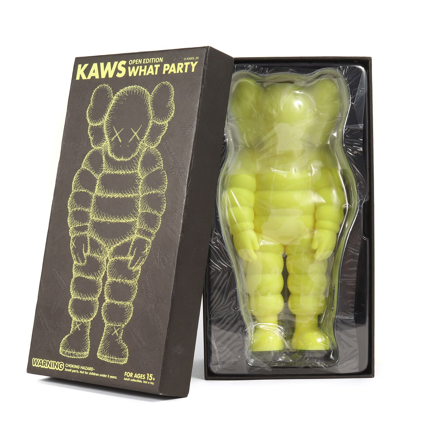美品】MEDICOM TOY メディコムトイ KAWS What Psrty Yellow ホビー