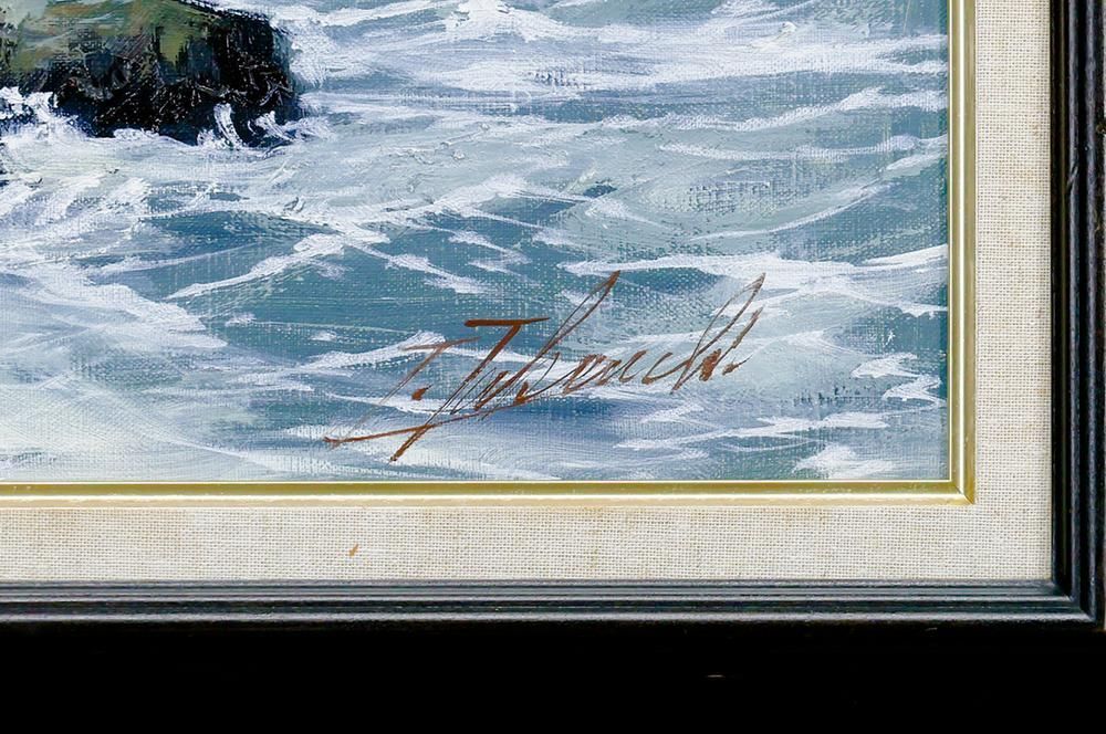 真作】宮木薫（国画会）「雲立ちぬ」 4号