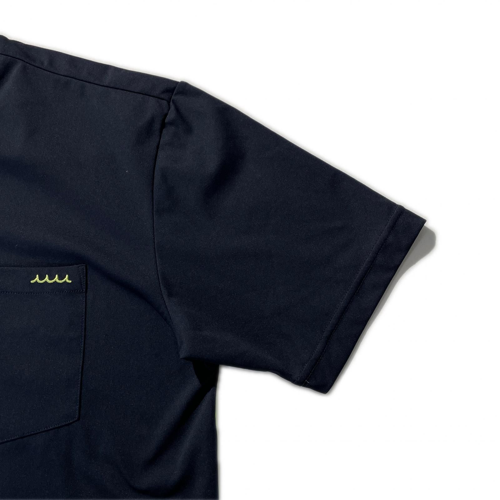 紺×黄緑 ネイビー