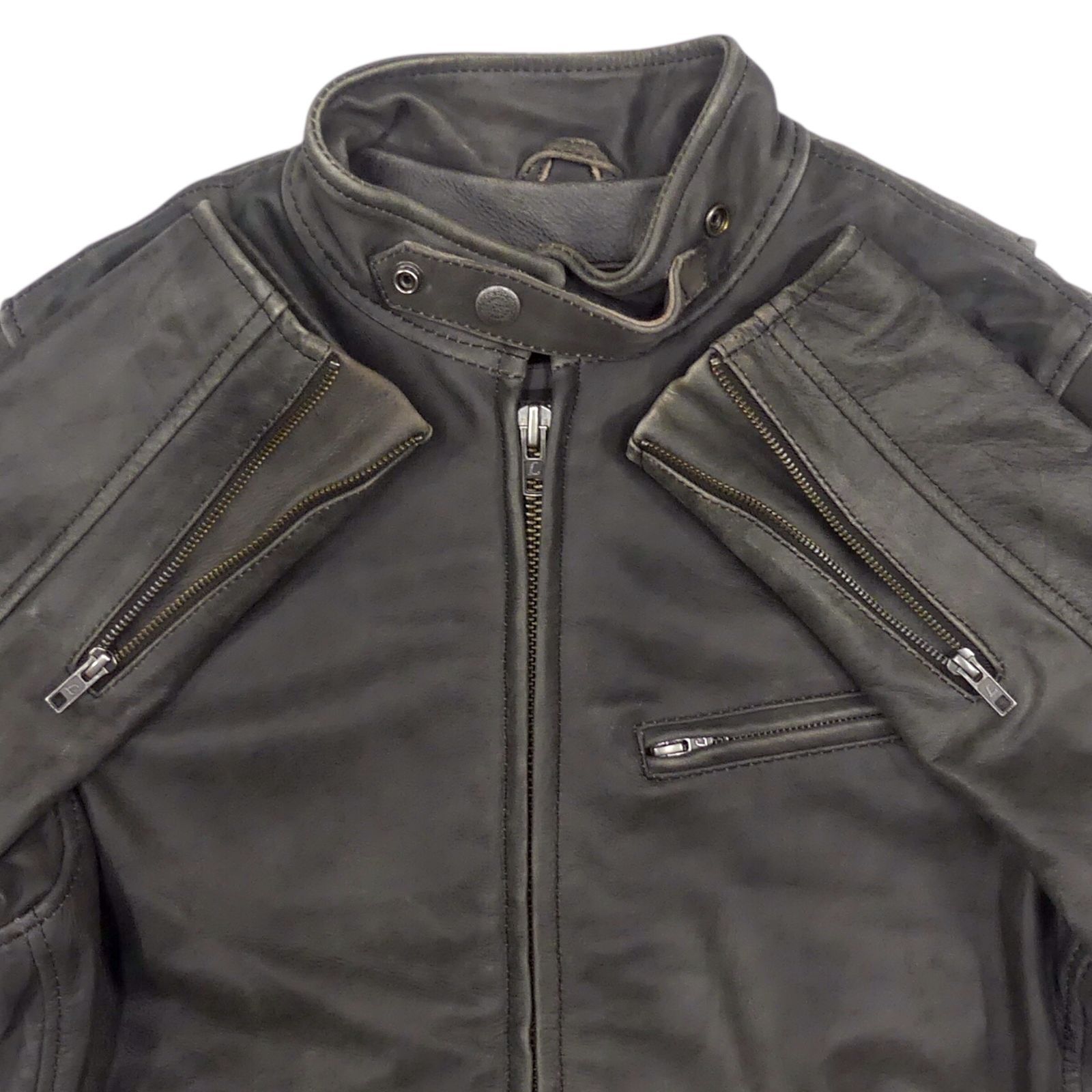 LIUGOO LEATHERS リューグーレザーズ ライダースジャケット L 本革 
