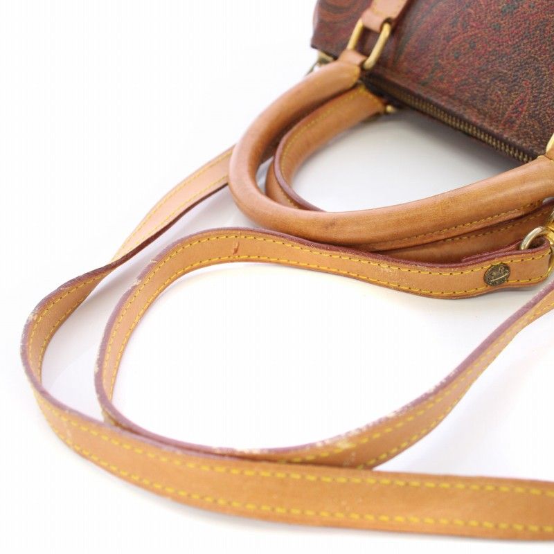 エトロ ETRO ボストンバッグ ペイズリー柄 2way ショルダー