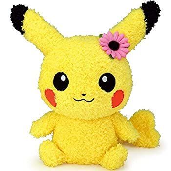 【中古】(未使用･未開封品)ポケットモンスター ピカチュウ もこもこ ぬいぐるみ メス 全長23×23×18cm