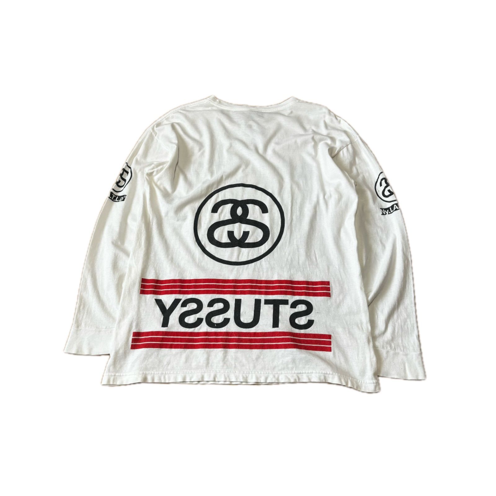 STUSSY】00's Logo L/S T-Shirts 2000年代 ステューシー マルチ