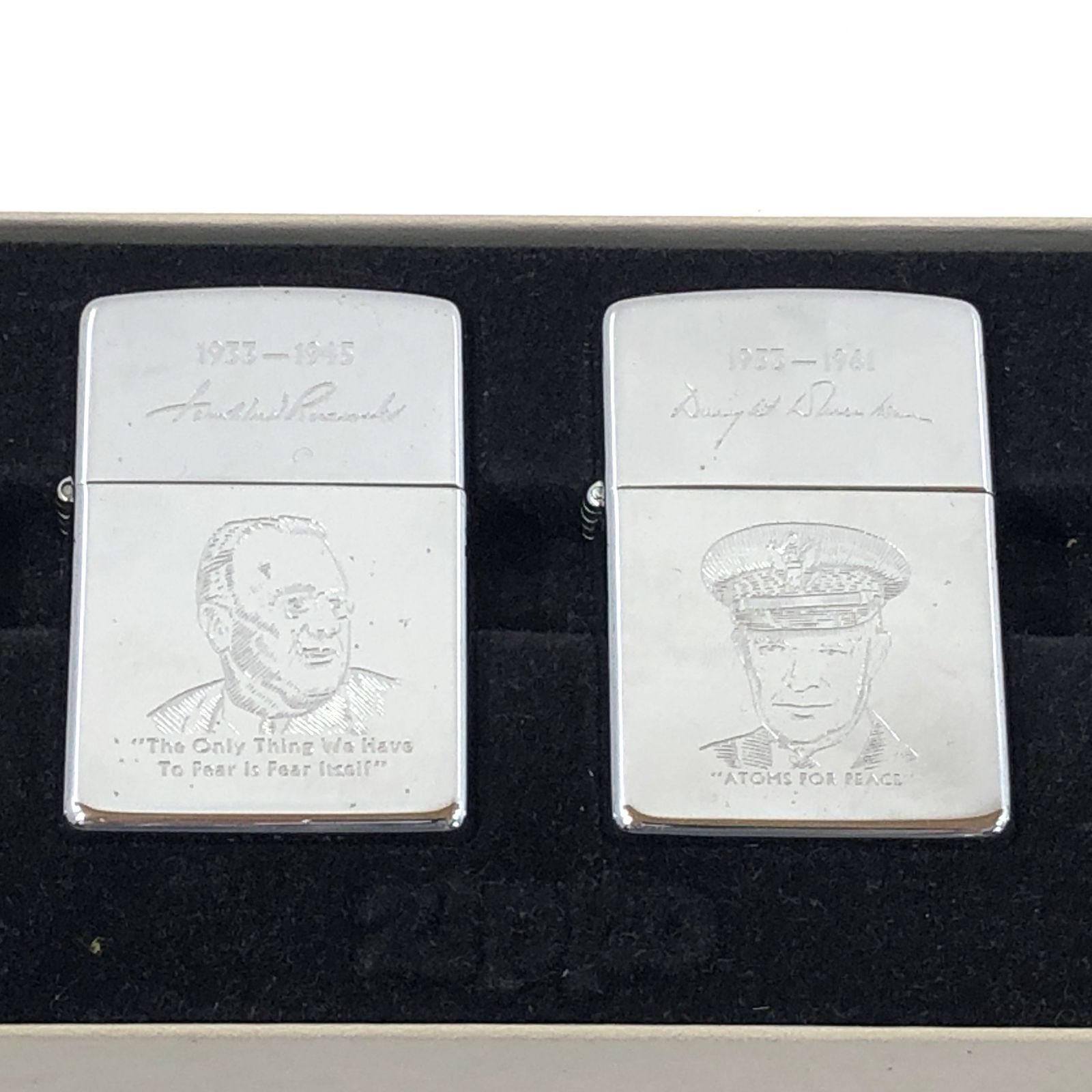 紫波81-0019】【中古】zippo ジッポー ライター アメリカ歴代大統領 