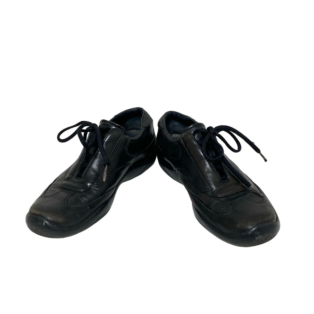 PRADA SPORTS レディース37サイズ 黒 PRADA SPORT(プラダスポーツ) スニーカー 37 レディース - 黒