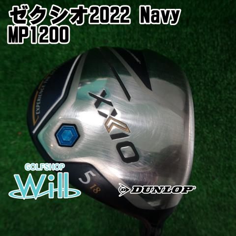 【中古】フェアウェイウッド ダンロップ ゼクシオ2022 Navy/MP1200/S/18[7862]