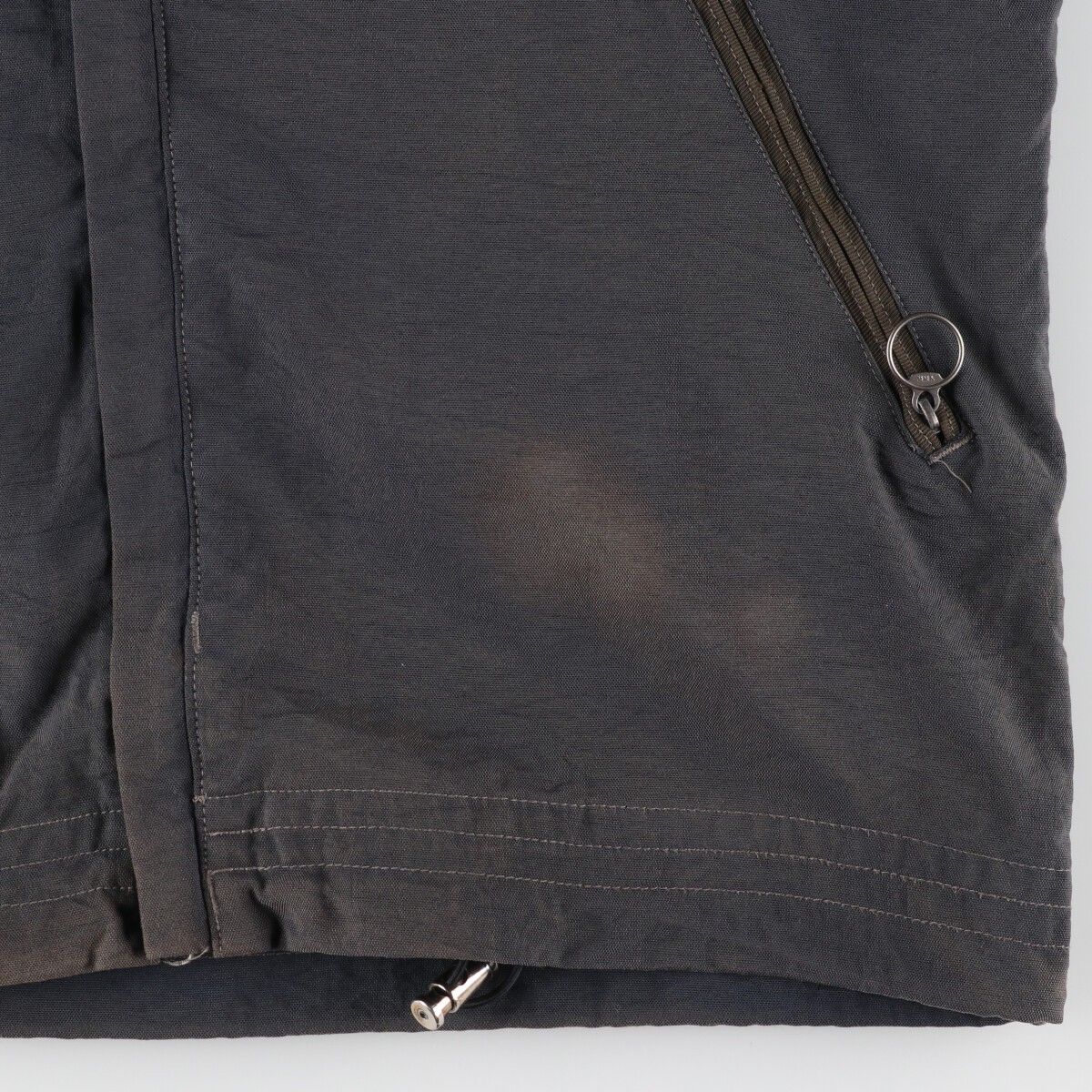 〔Vintage〕旧タグ Columbia CNVT DICE Jacket 90s USA製3M Thinsulate中綿入ワークジャケット企業ロゴ刺繍短丈 90