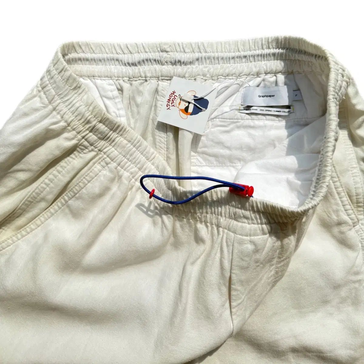 【送料込み】【美品】Graphpaper リネンパンツ Graphpaper (グラフペーパー) Linen Track Pants / リネントラックパンツ