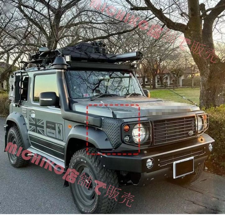 2019-2025新型ジムニーjb 64 jb 74 4枚葉板包角保護装飾を適用する