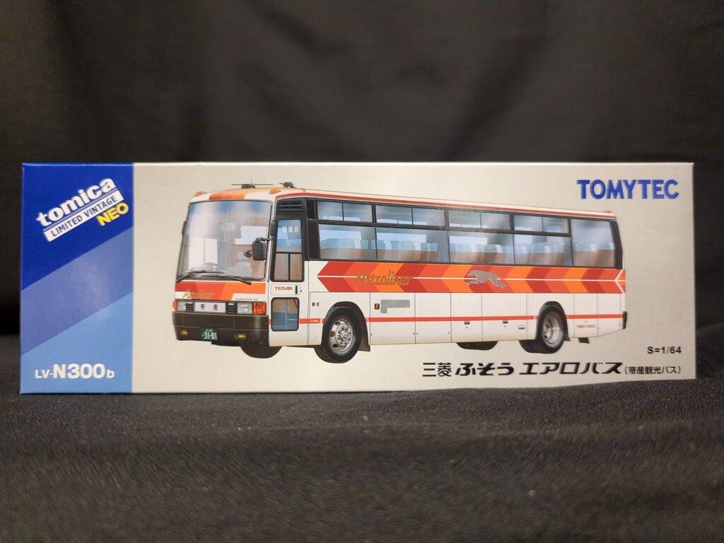 TOMYTEC TOMICA LIMITED VINTAGE NEO 三菱ふそう エアロバス (帝産観光バス) LV-N300b