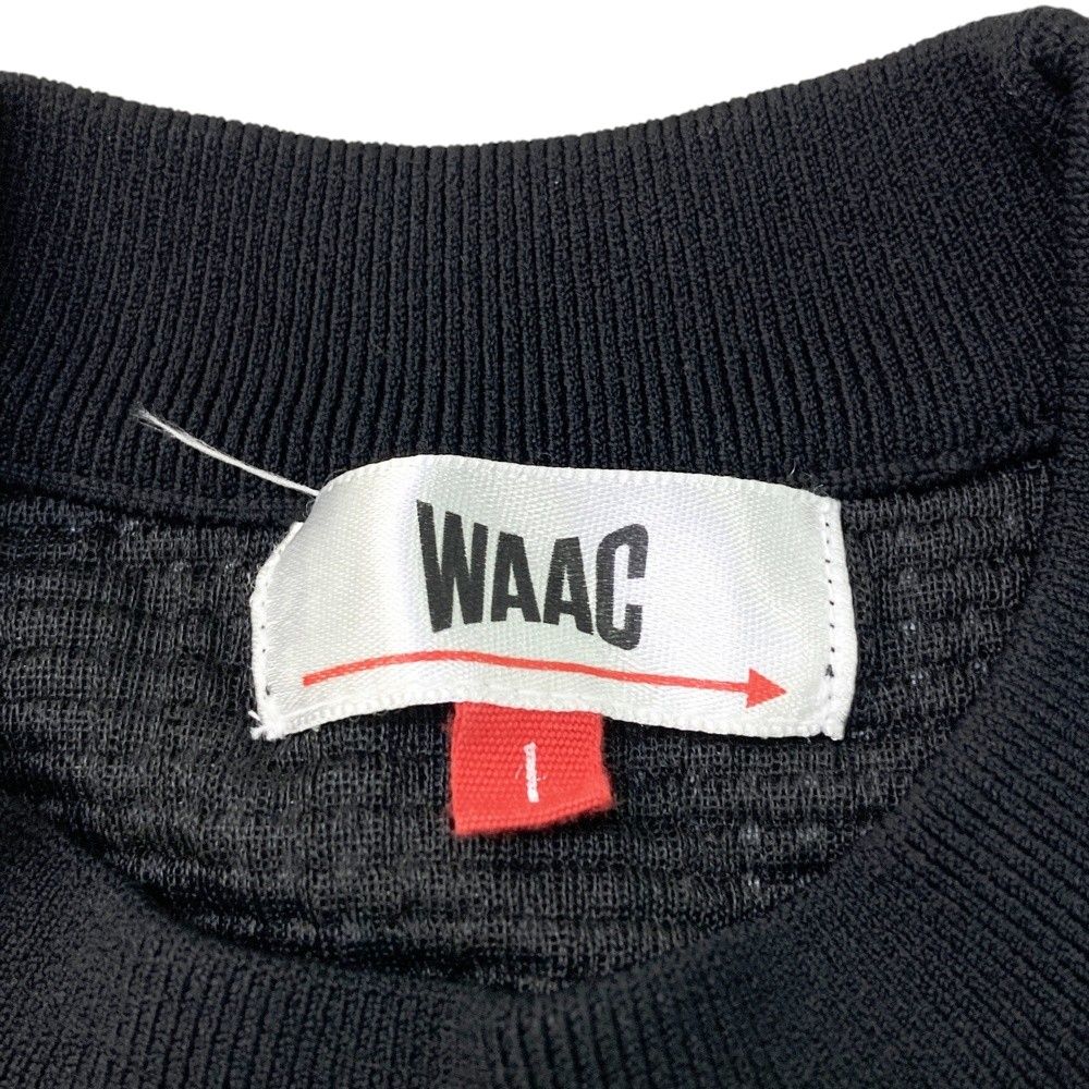 サイズ：1 WAAC ワック ハイネック ノースリーブシャツ ブラック系
