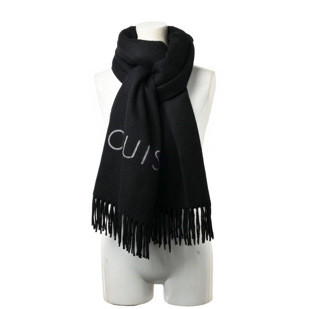 LOUIS VUITTON ロゴ入り カシミヤ 大判 マフラー ショール - メルカリ 