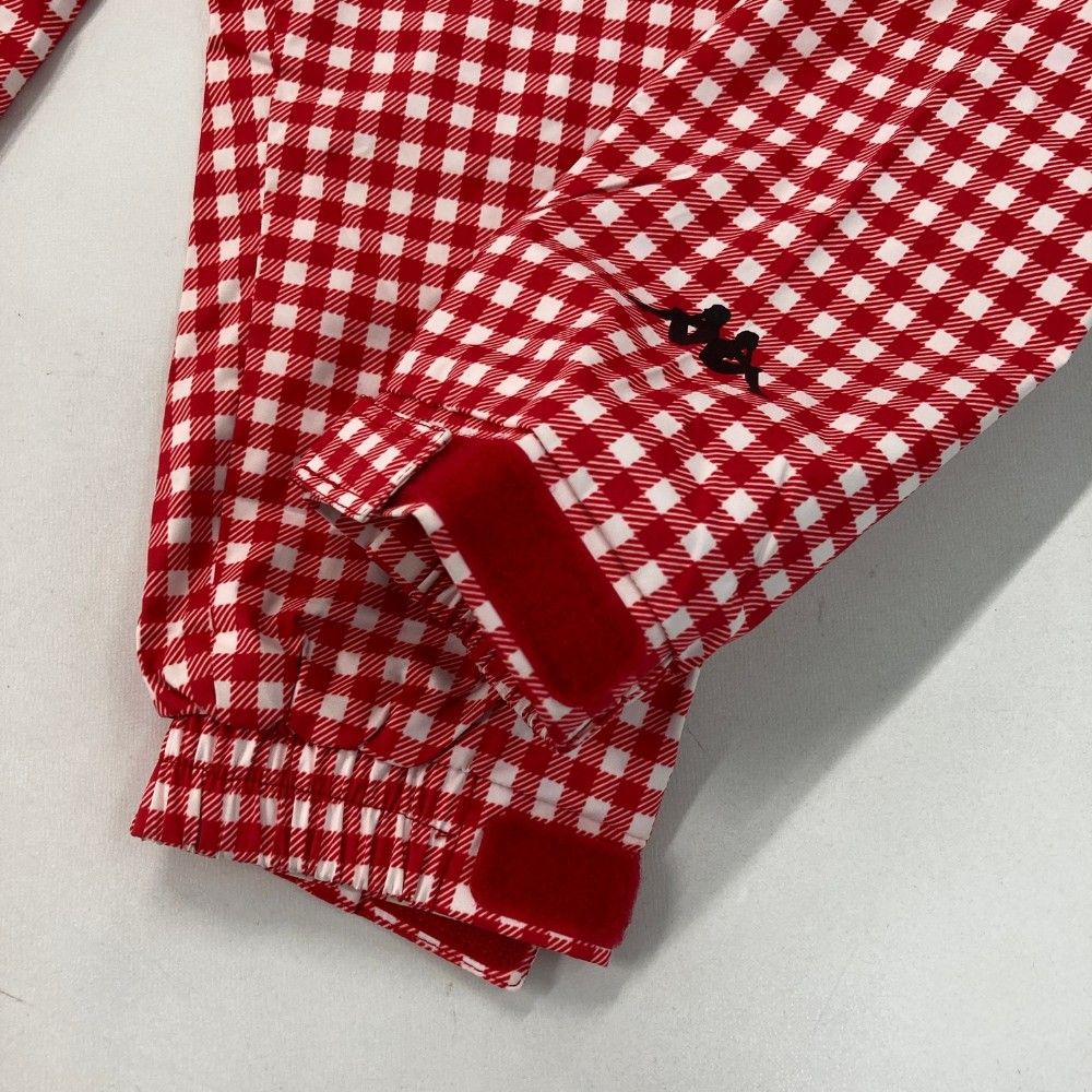 サイズ：M KAPPA GOLF カッパゴルフ  2way レインワンピース チェック柄 レッド系 [240101441801] ゴルフウェア レディース ストスト サイズ：M KAPPA GOLF カッパゴルフ 2way レインワンピース