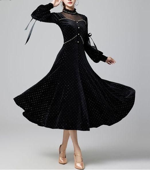 ラテンドレス ワンピース フリンジドレス ラベンダー 色変更可