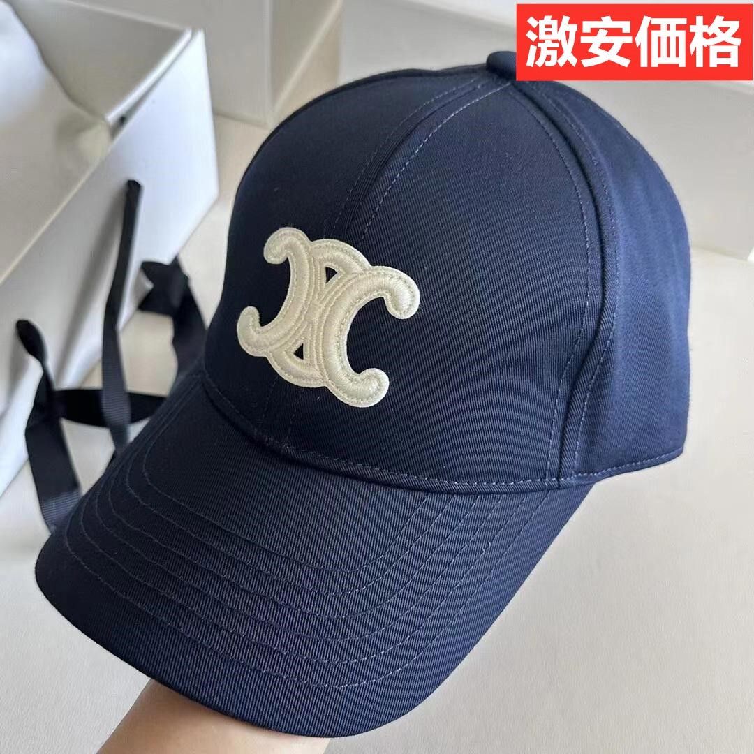 CELINE セリーヌ ロゴ キャップ 帽子