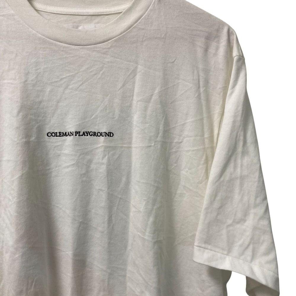 美品 23SS JANE SMITH ジェーンスミス RT COLEMAN PLAYGROUND SS T 半袖 プリント Tシャツ カットソー サイズL ホワイト メンズ レディース 古着 中古 JANE SMITH - 美品 23SS JANE SMITH ジェーンスミス RT COLEMAN