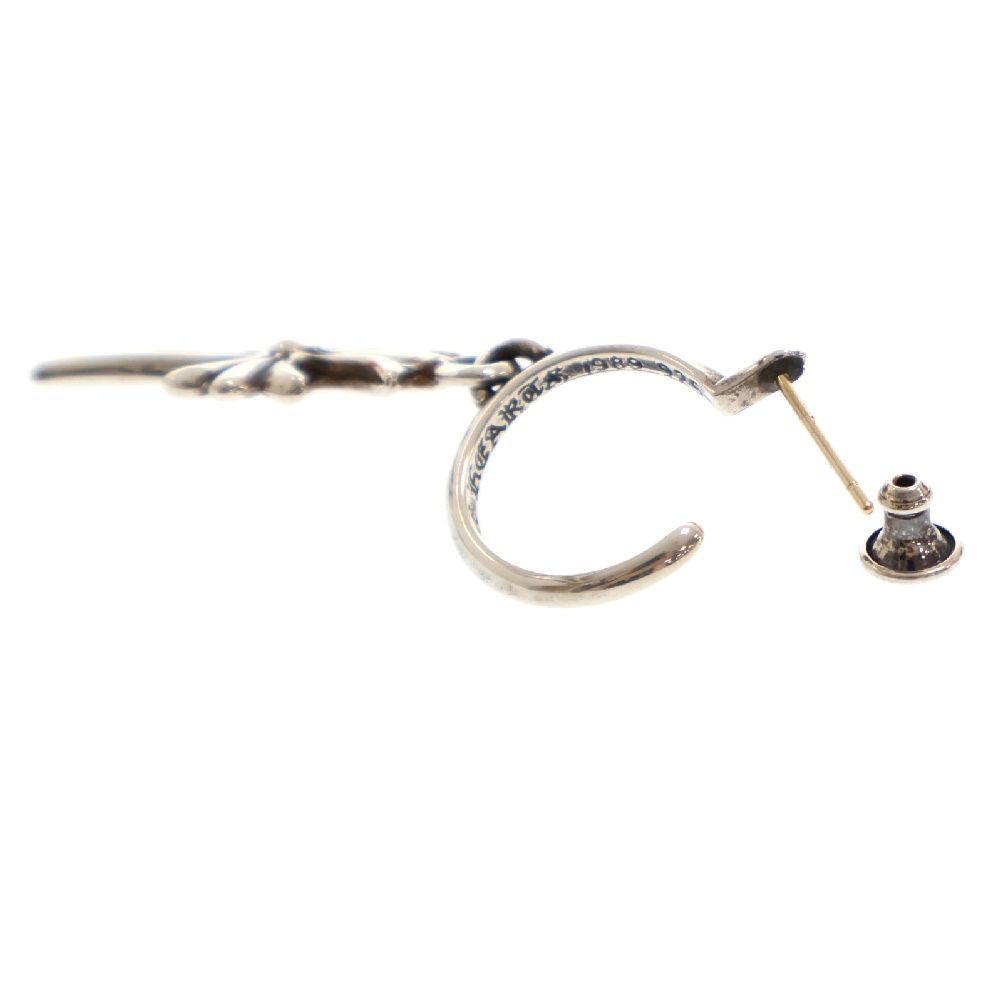 CHROME HEARTS TINY CH CROSS フープピアス　925 クロムハーツタイニーCHクロスフープイヤリング(ピアス)|クロム