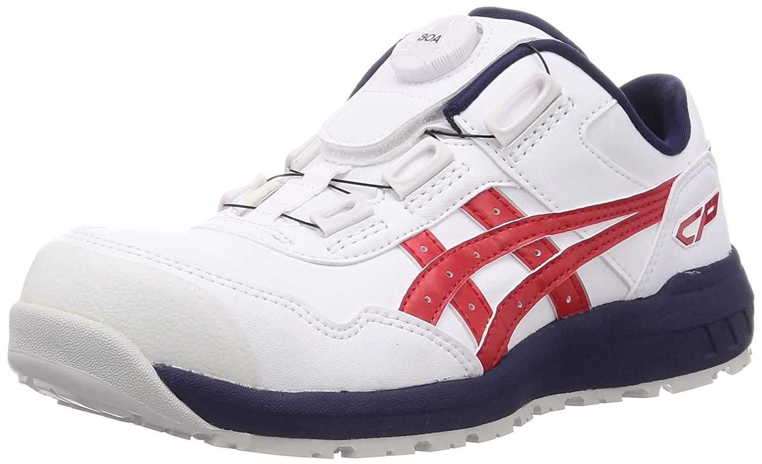 2営業日で発送 ASICS アシックス アシックス ワーキング 安全靴 作業靴 ウィンジョブ CP306 Boa JSAA A種先芯 耐滑ソール fuzeGEL搭載 ホワイト クラ