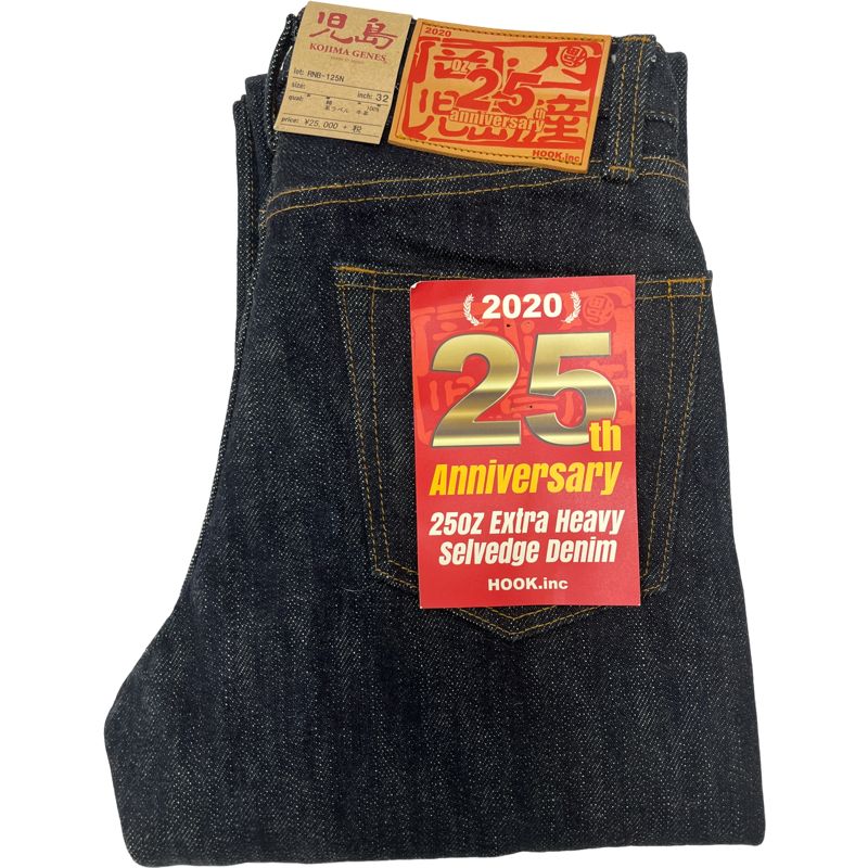 児島ＪＥＮＥＳ サイズW32 新品】W32 児島ジーンズ KOJIMA GENES RNB-125N 25周年記念 25oz