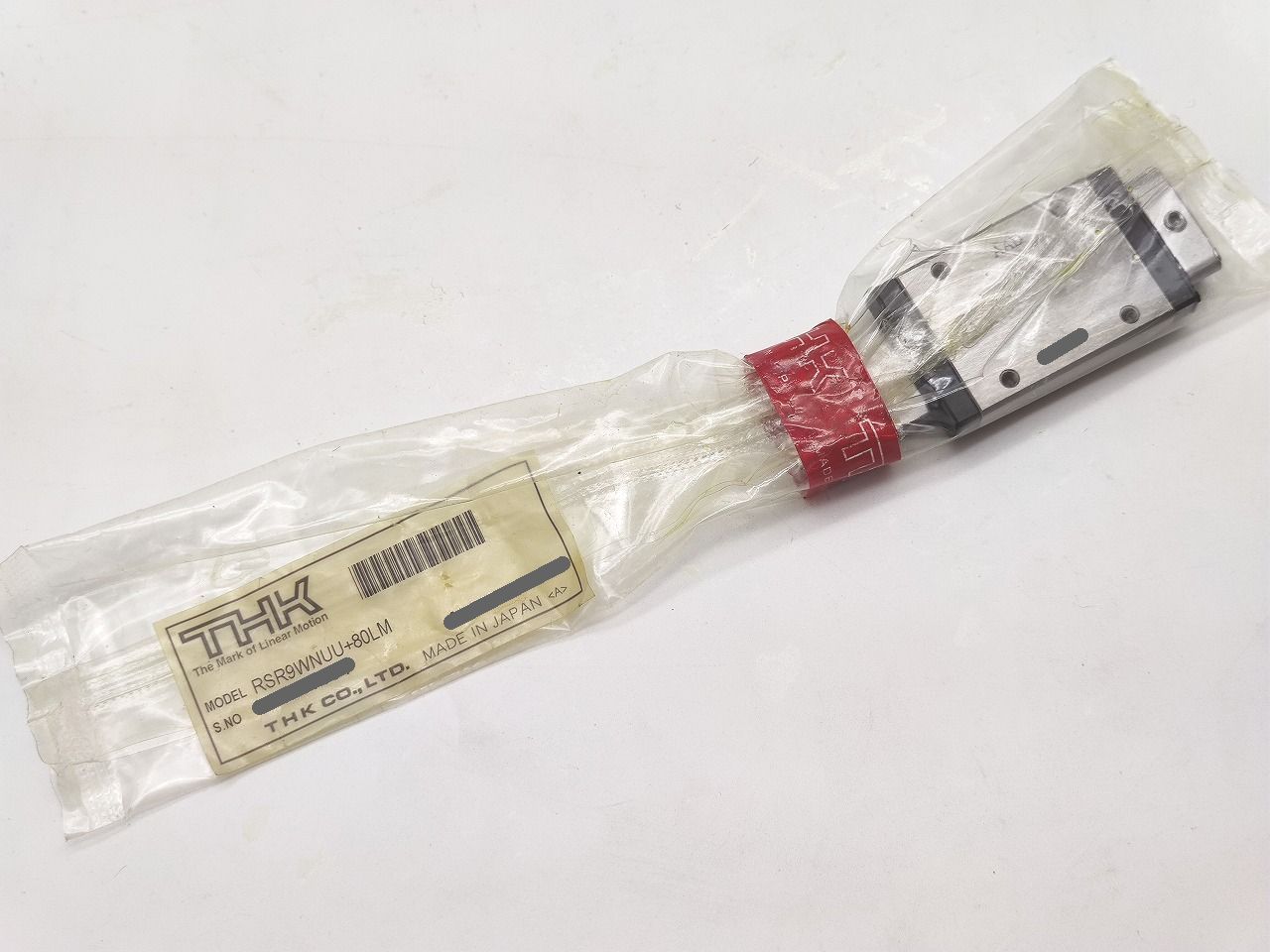 インボイス対応 汚れあり 未使用 THK RSR9WNUU＋80LM その2