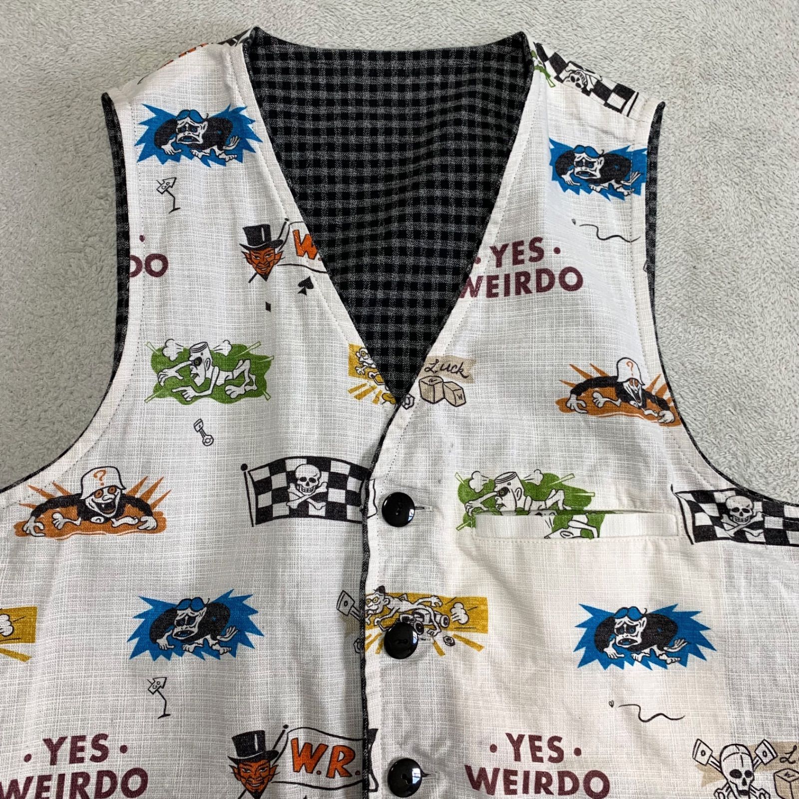 WEIRDO ウィアード GLAD HAND ウールベスト weirdo ベスト weirdo