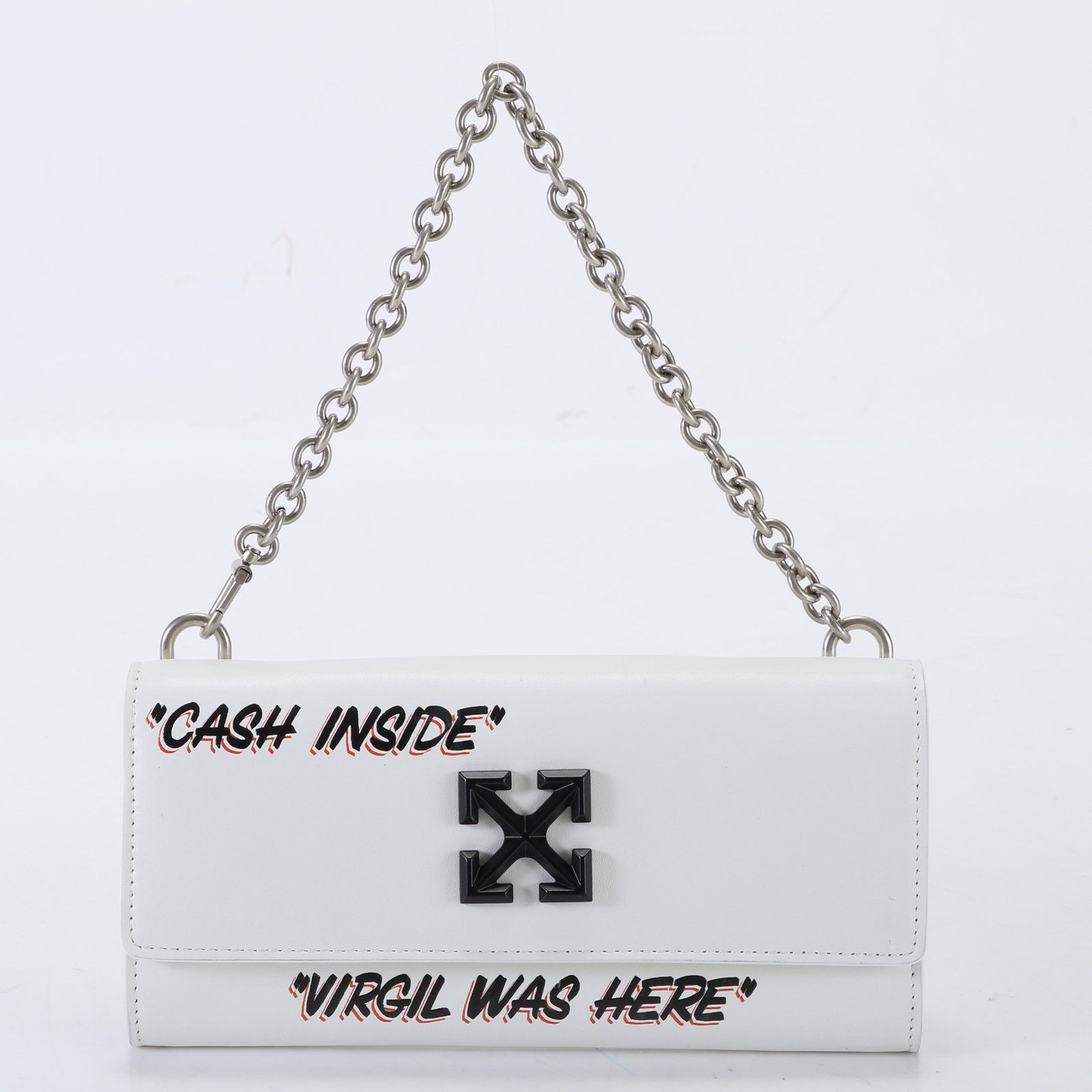 OFF-WHITE オフホワイト Jitney アロー レザー 長財布
