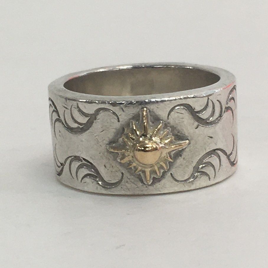 ARIZONA FREEDOM リング R-10b SV925 K18 太陽神 唐草【7622-004】
