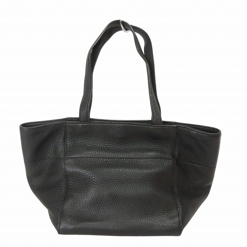 プラダ PRADA 美品 トートバッグ 肩掛け オールレザー ロゴ 三角 