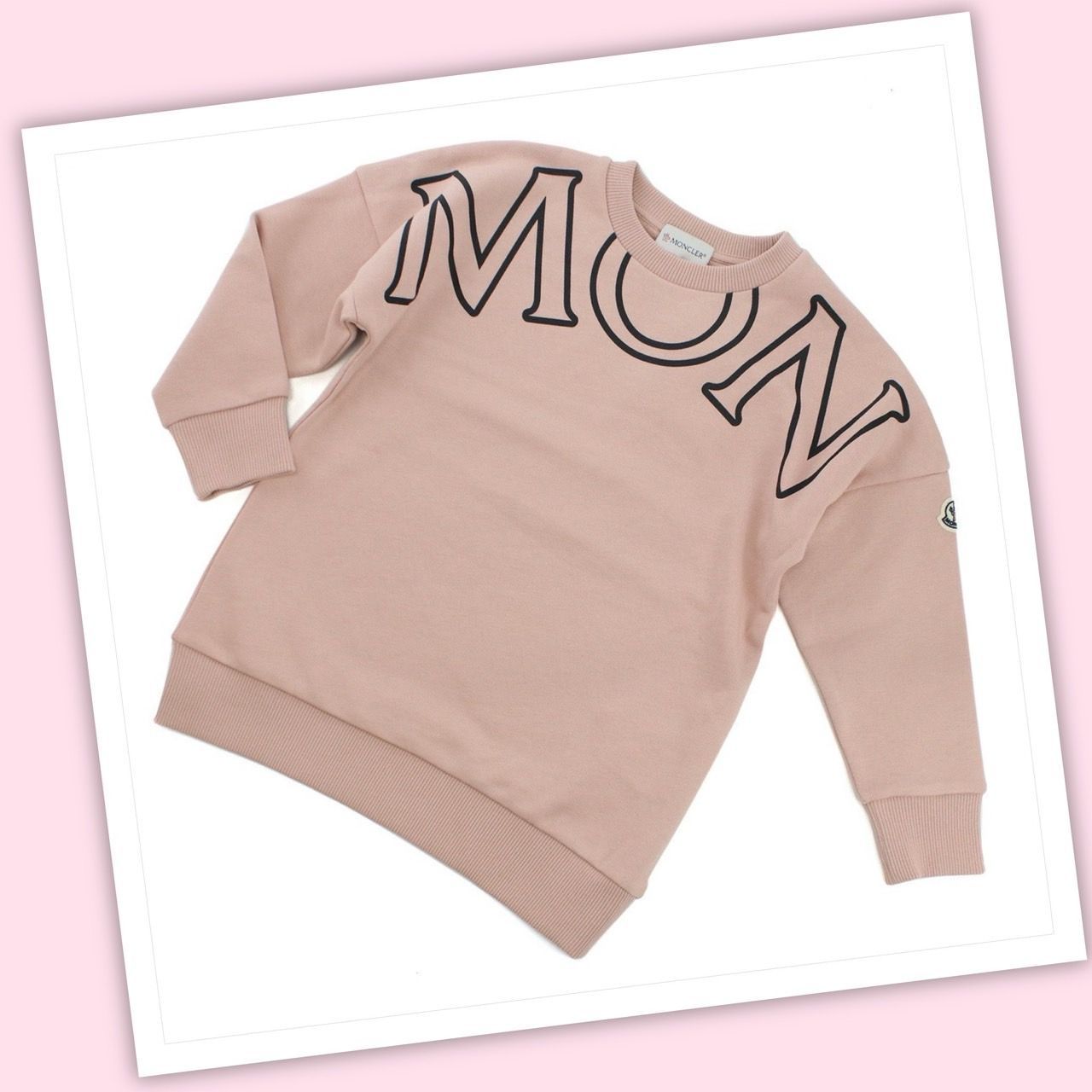 モンクレール MONCLER ,キッズ,スウェット,8歳相当,ピンク系