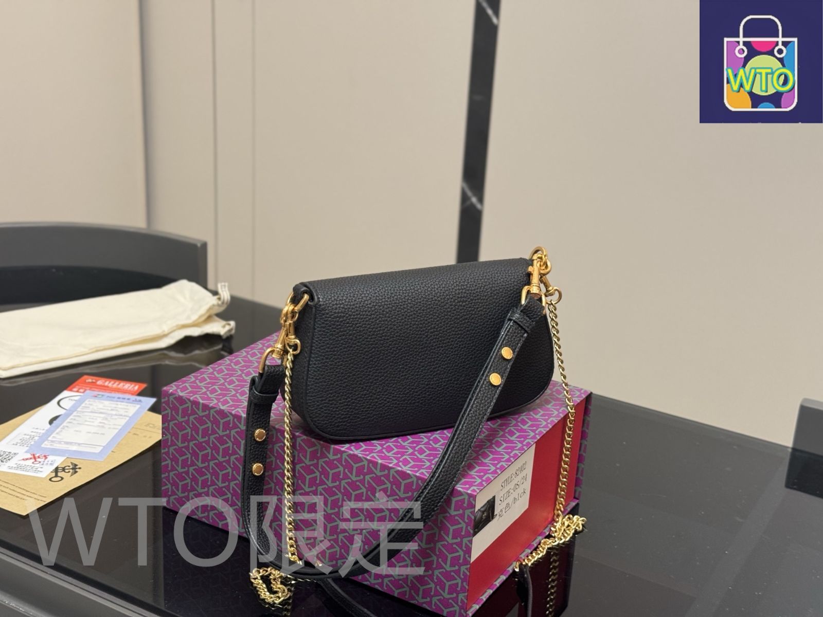 #Tory Burch#極美品　#レア　#正規品　ツイード＆ 革ハンドバッグ 今日特価】Tory Burch New Arrival 腋下バッグ 22.12cm-WTO輸入1
