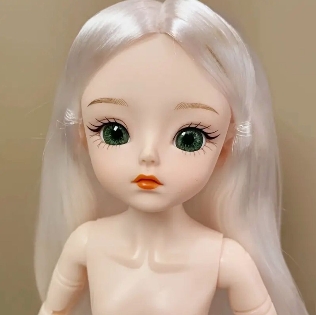 着せ替え人形 30cm バービー人形 1/6スケール 女の子 ボディ 全身 汎用 白い髪 ストレート きれいな髪 人形 ドール 素体 おもちゃ  関節可動式 フィギュア t157 - メルカリ