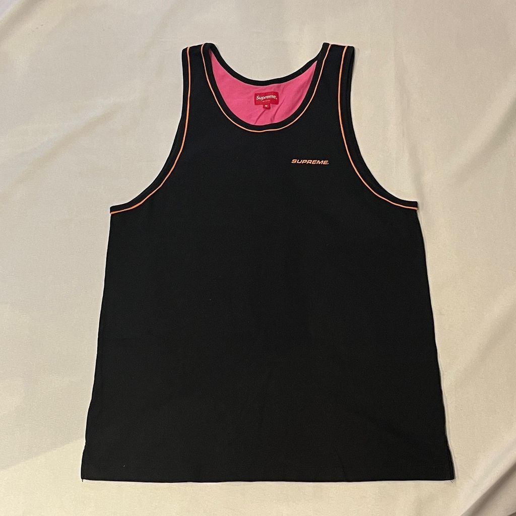 Supreme シュプリーム 20SS Piping Tank Top タンクトップ マルチ size M 代官山A06