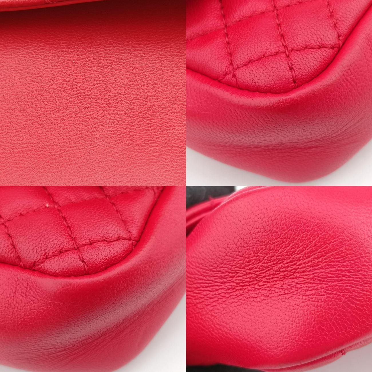 ヴェルサーチ VERSACEディヴォ―ションレッドレザー047671BAE66080