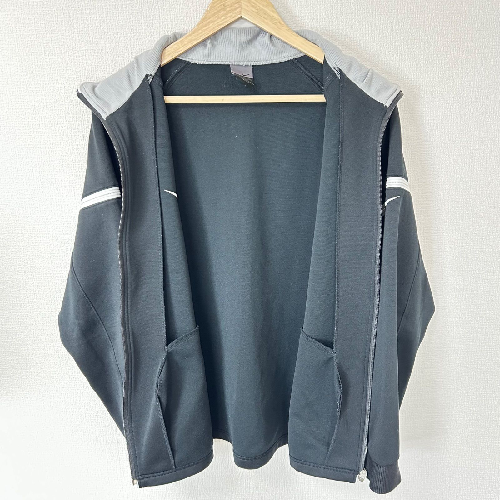 w^)b NIKE ナイキ DRI FIT トラックジャケット ジャージ ロゴ刺繍