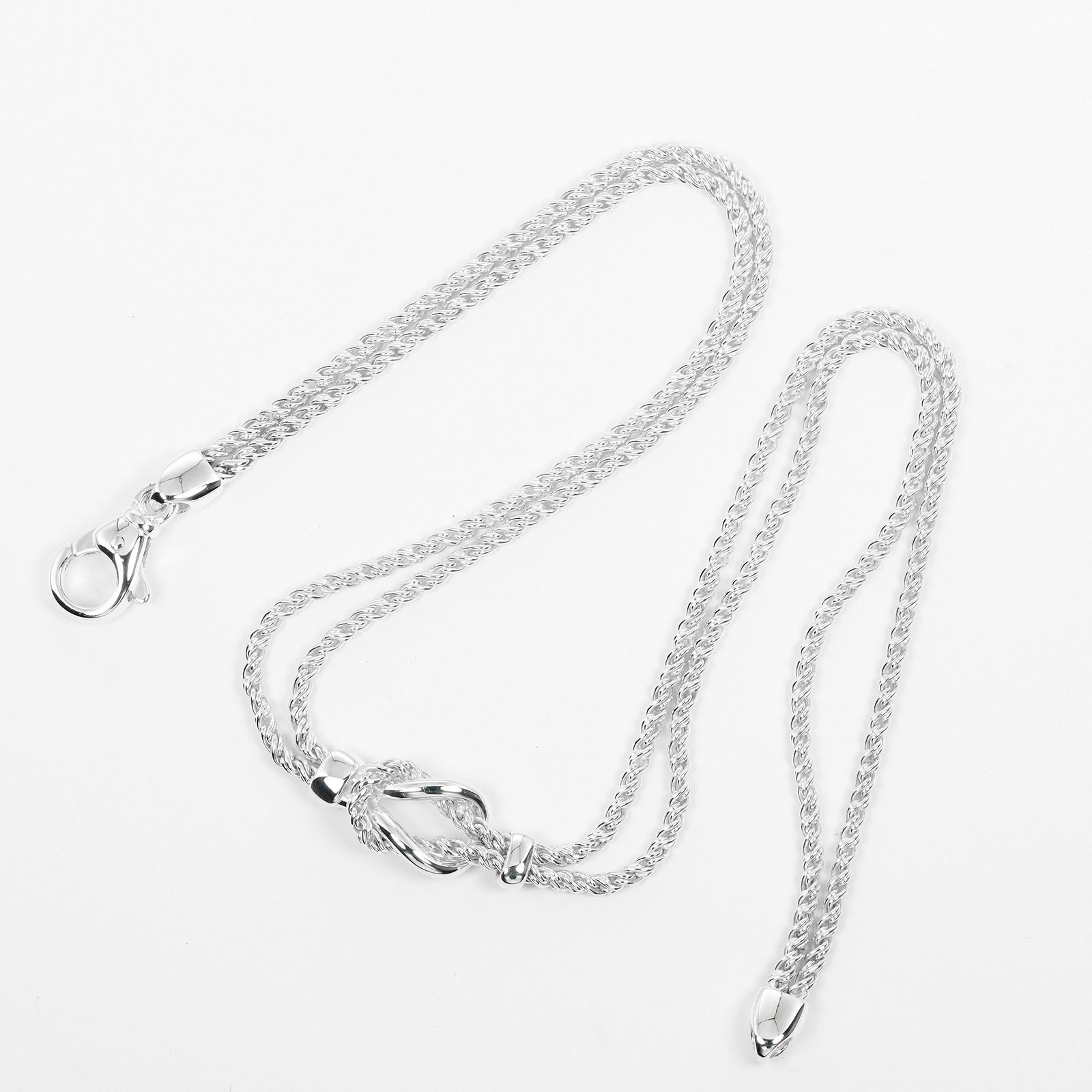 TIFFANY&Co.】ティファニー ダブルロープ シルバー925 レディース