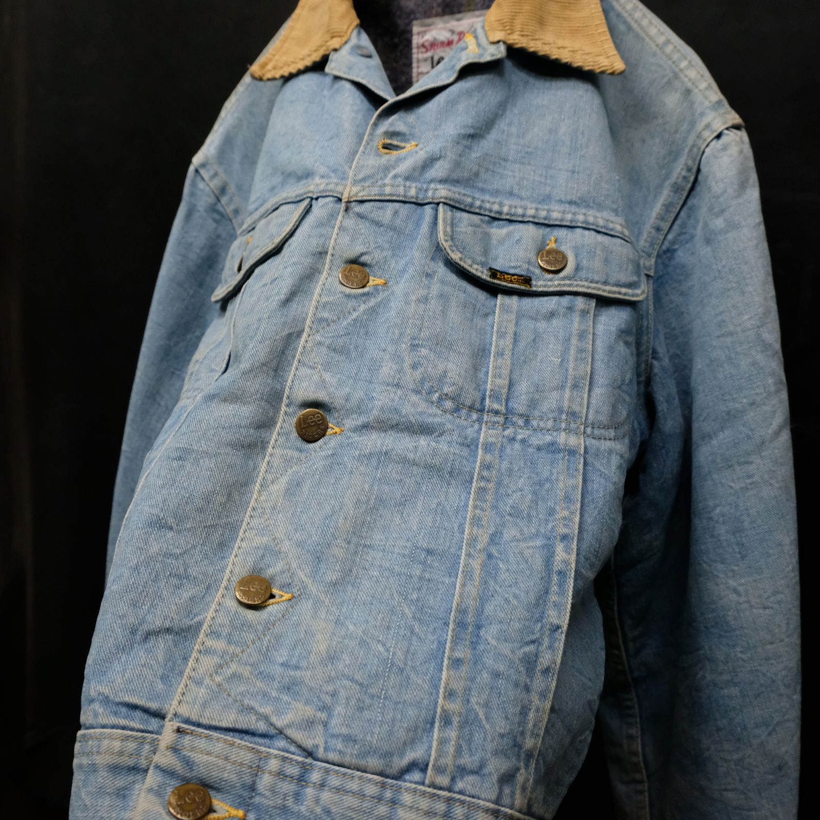 USA製 70s~80s Lee 101LJ ストームライダー デニムトラッカー  