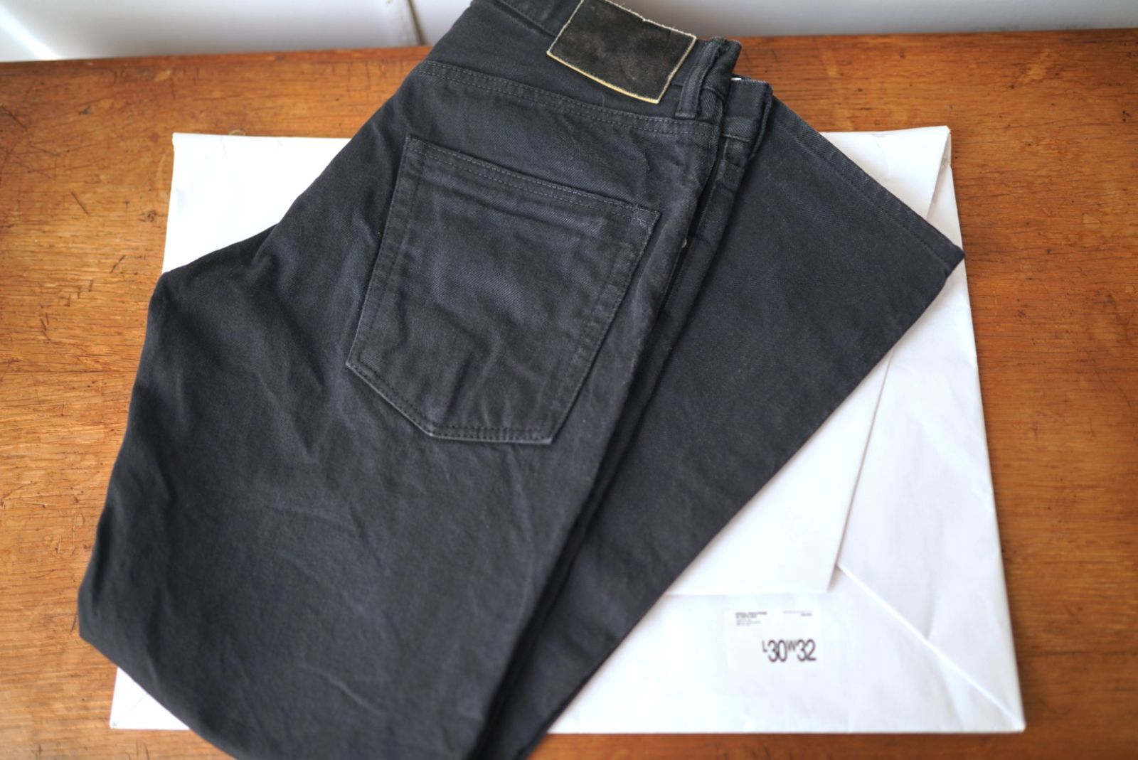 21AW SOCIAL SCULPTURE 03 CMYK BLK ブラックデニムパンツ / visvim