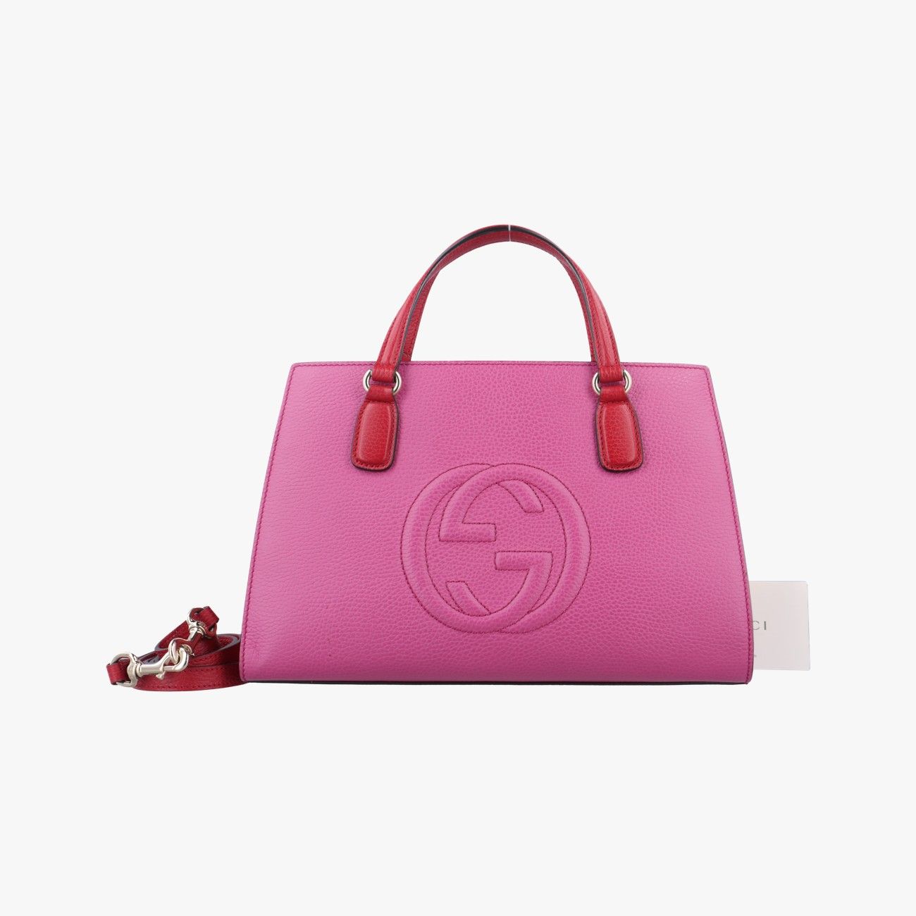 グッチGucciソーホーレッドxピンクレザー431571C019965925