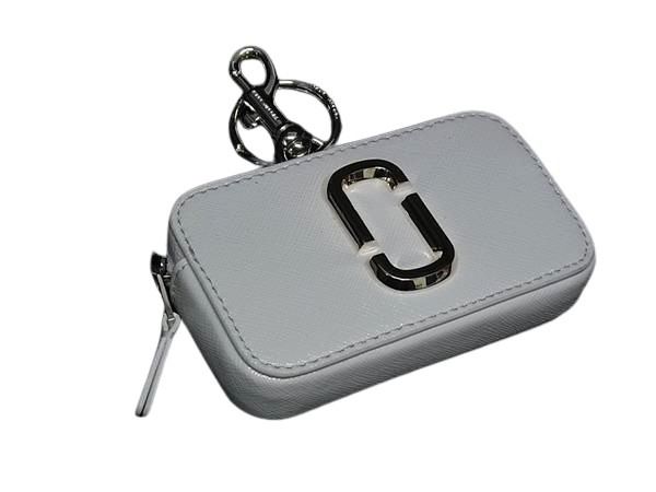 MARC JACOBS マークジェイコブス コインケース スナップショット ホワイト レザー レディース