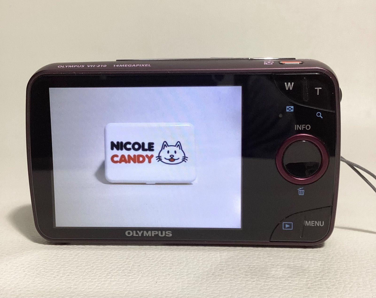 OLYMPUS デジタルカメラ VH-210 パープル 1400万画素 光学5倍ズーム 