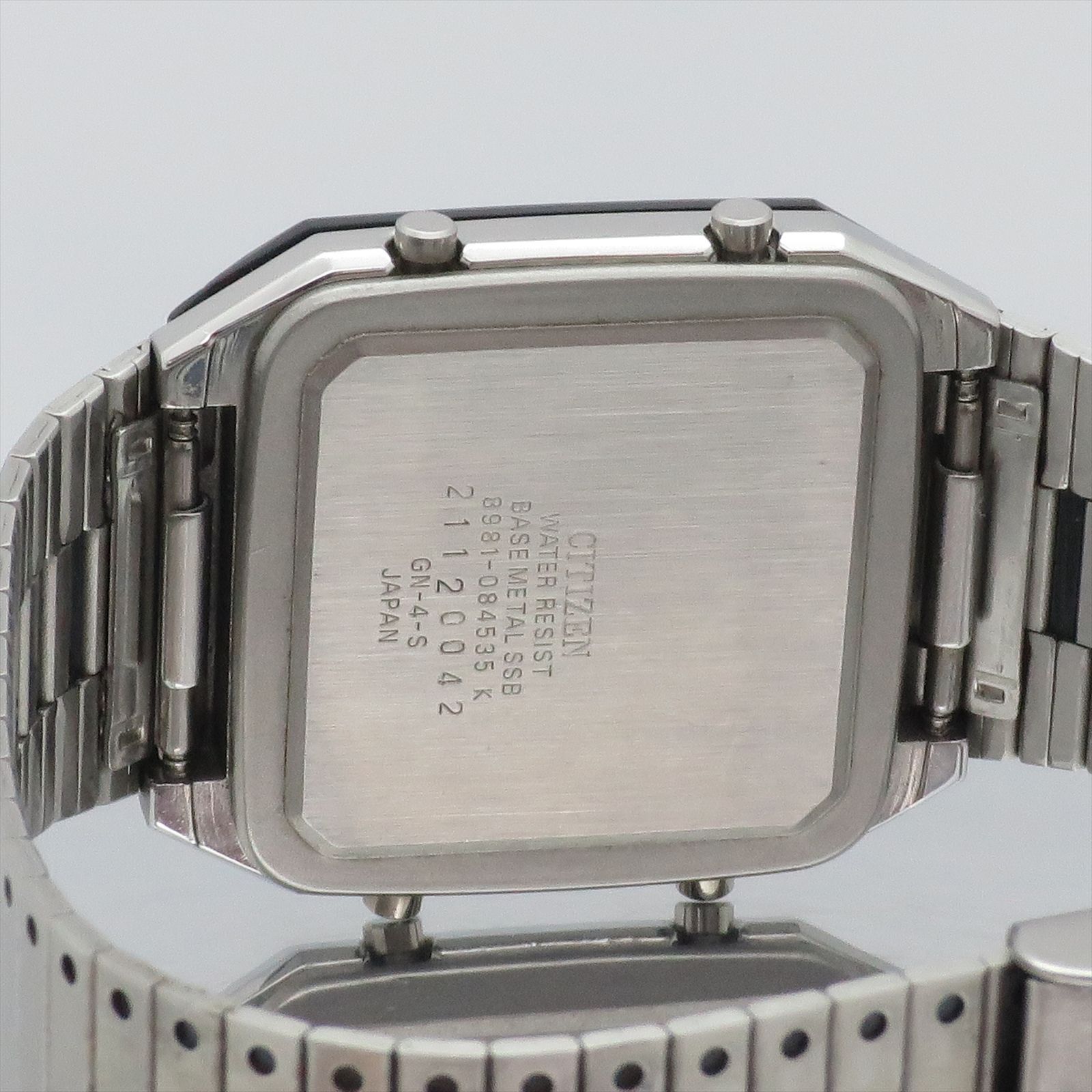 アナデジテンプ サーモセンサー シチズン レトロ腕時計 8981