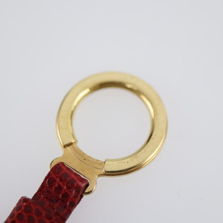 LOUIS VUITTON キーホルダー リザード キーリング エキゾチック 【公式
