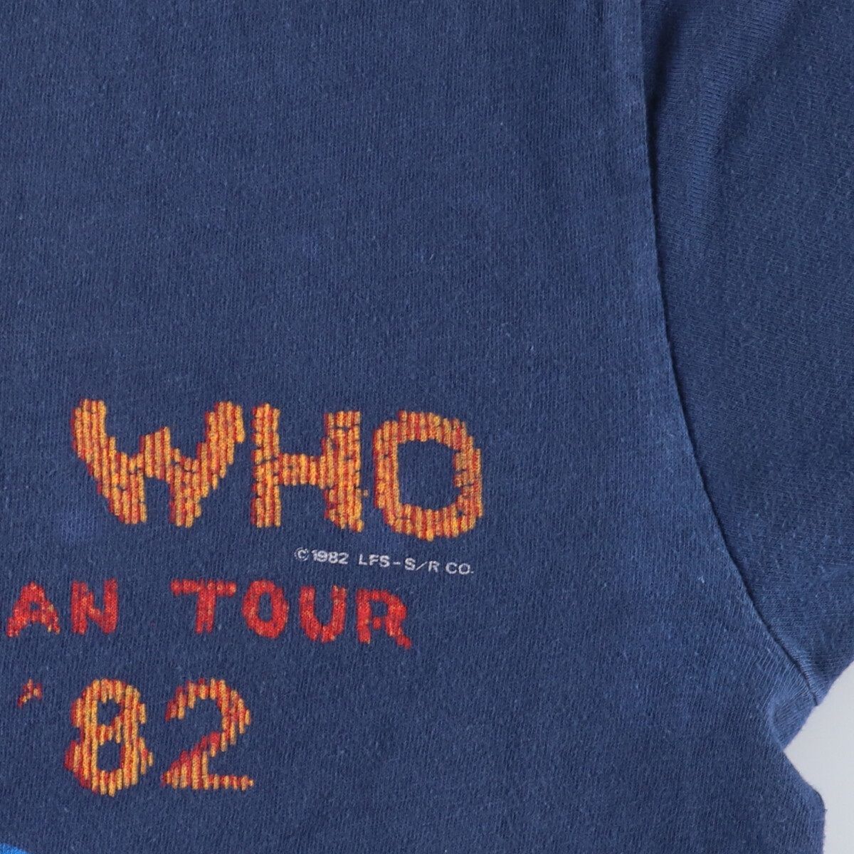 The Who ツアーTシャツ 80年代　バンドT 鬼フェード 80s The Who ツアーTシャツ 80年代 バンドT 鬼フェード 80s M) フー THE WHO
