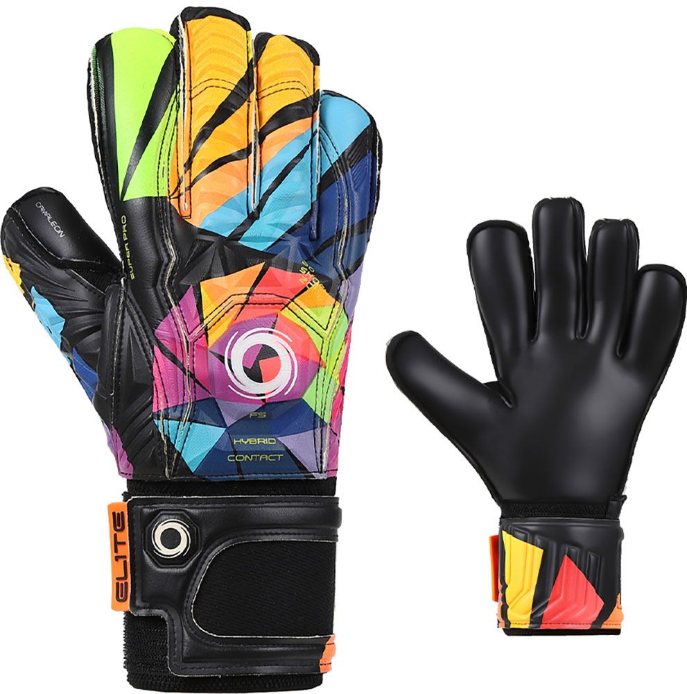 エリートスポーツ Elite Sport サッカー ELITE CAMALEON 22 ゴールキーパーグローブ GK サッカー用品 手袋 ハイブリッドカット フィンガープロテクション キャッチング グリップ ELG22805 BLACK ブラック