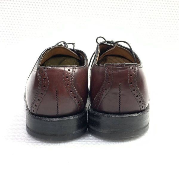 USA★ビンテージ★メーカー不明★サイズ8.5 D/B★25.5-26.0-26.5cm★グッドイヤー製法 サドルシューズ ホールカット★赤茶◆is6-24 USA☆ビンテージ☆メーカー不明☆サイズ8.5 D/B☆25.5-26.0-26.5cm